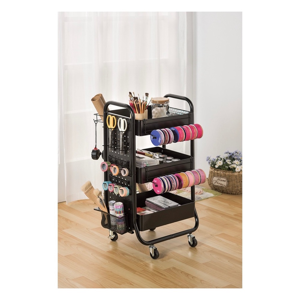 Craft cart. [black]